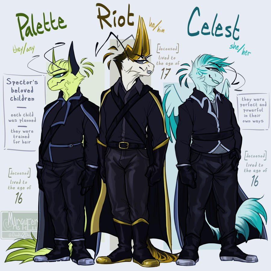 Riot, Palette, &amp; Celest