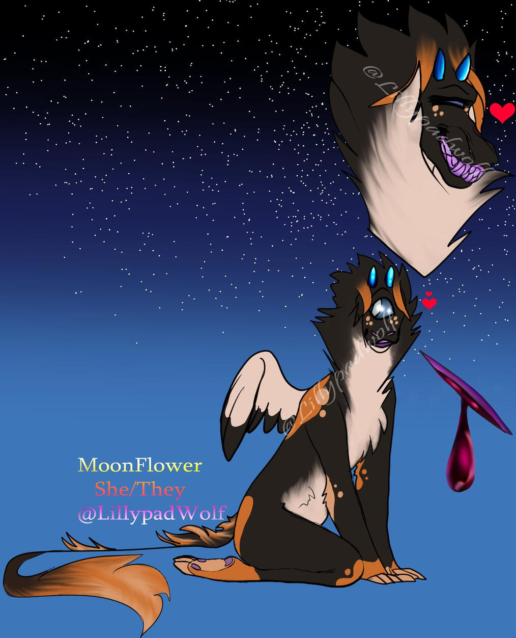 art by @LillypadWolf